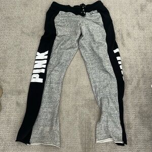 PINK sweatpants.  comfy. Adjustable waist. Size small.